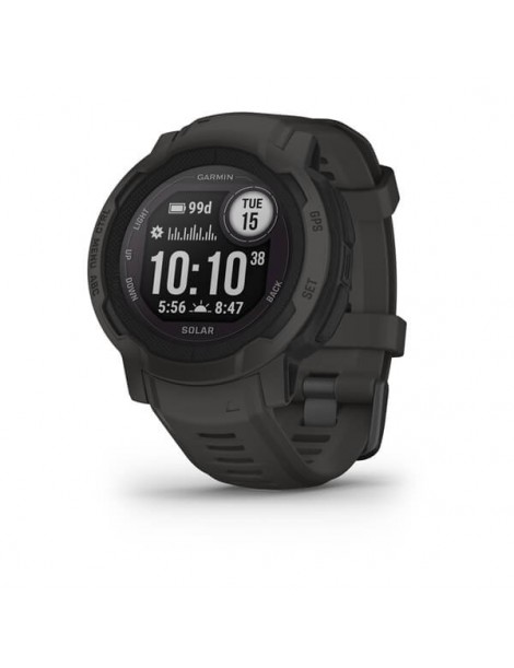 Garmin Instinct 2 Solar Graphite - мультиспортивные смарт-часы с GPS