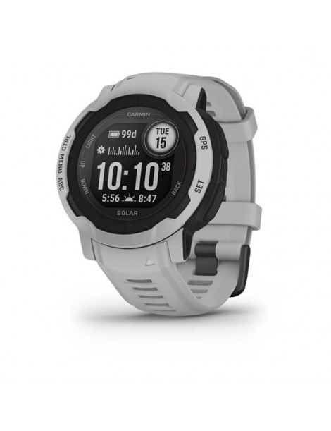 Garmin Instinct 2 Solar Mist Gray - мультиспортивные смарт-часы с GPS