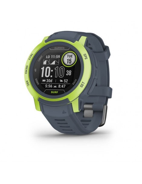 Garmin Instinct 2 Solar Surf Edition – Mavericks - мультиспортивные смарт-часы с GPS