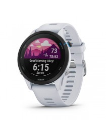 Garmin Forerunner 255 Music, Whitestone - розумний годинник із GPS і вбудованим музичним сховищем для бігу