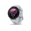 Garmin Forerunner 255S Music, Whitestone - розумний годинник із GPS і вбудованим музичним сховищем для бігу