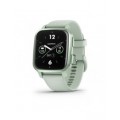 Garmin Venu Sq 2 Metallic Mint Aluminum Bezel, Cool Mint Case and Silicone Band