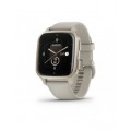 Garmin Venu Sq 2 Music Cream Gold Aluminum Bezel, French Gray Case and Silicone Band