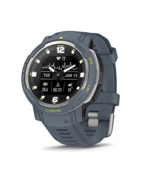 Garmin Instinct Crossover - Blue Granite - гібрідний смарт-годинник