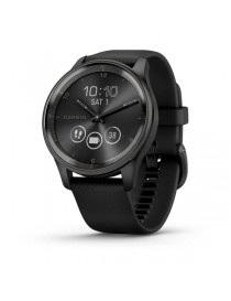 Garmin vivomove Trend - Black з сіліконовим ремінцем - гібридний смарт-годинник