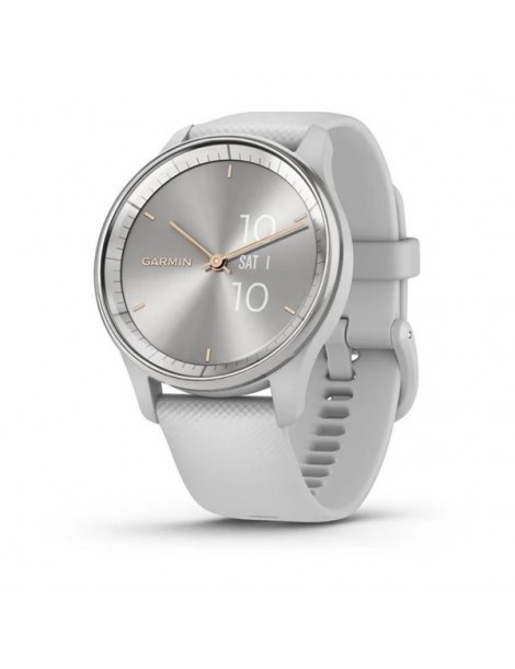 Garmin vivomove Trend - Mist Gray з сіліконовим ремінцем - гібридний смарт-годинник