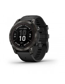 Garmin fenix 7 Pro Sapphire Solar - Carbon Gray DLC Titanium with Black Band