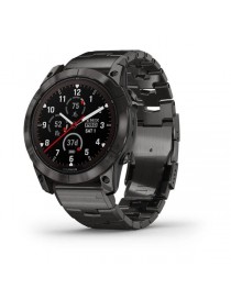 Garmin fenix 7X Pro Sapphire Solar - Carbon Gray DLC Titanium with Vented Titanium Band