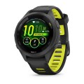 Garmin Forerunner 265S - Black Bezel and Case with Black/Amp Yellow Silicone Band