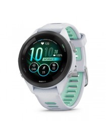 Garmin Forerunner 265S - Black Bezel with Whitestone Case and Whitestone/Neo Tropic Silicone Band