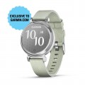 Garmin Lily 2 Classic - Silver with Sage Gray Nylon Band
