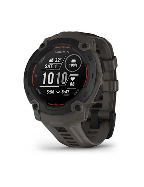 Garmin Instinct E (45 mm) Чорний з Вугільним ремінцем - Смарт-годинник