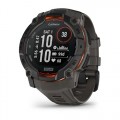 Garmin Instinct 3 Solar (50 mm) Чорний з Вугільним ремінцем - Смарт-годинник