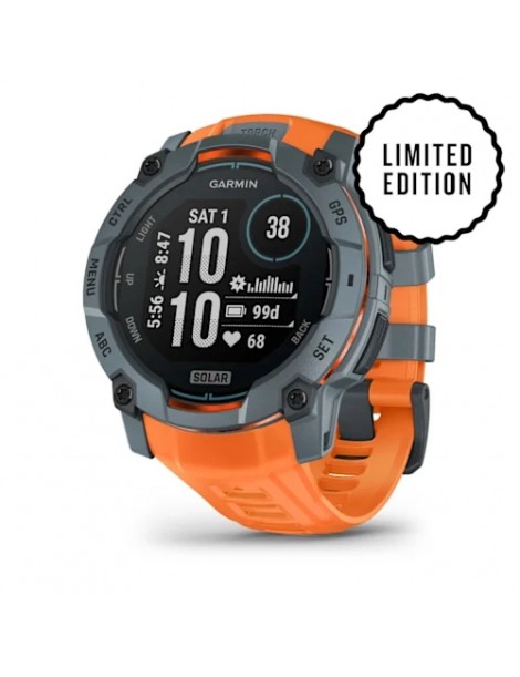 Garmin Instinct 3 Solar (50 mm) Twilight з Solstice ремінцем - Смарт-годинник