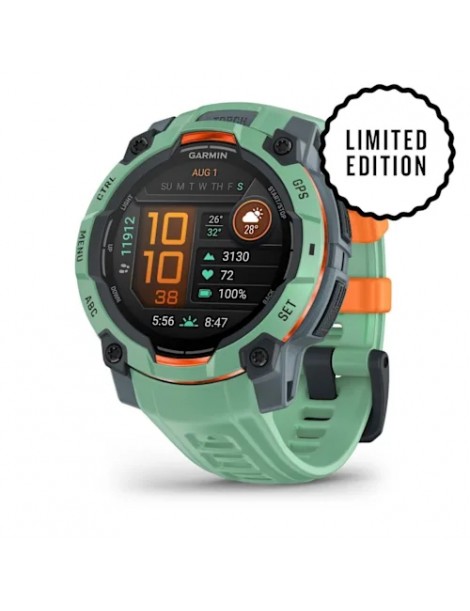 Garmin Instinct 3 AMOLED (45 mm) Нео Тропік з Нео Тропік ремінцем - Смарт-годинник