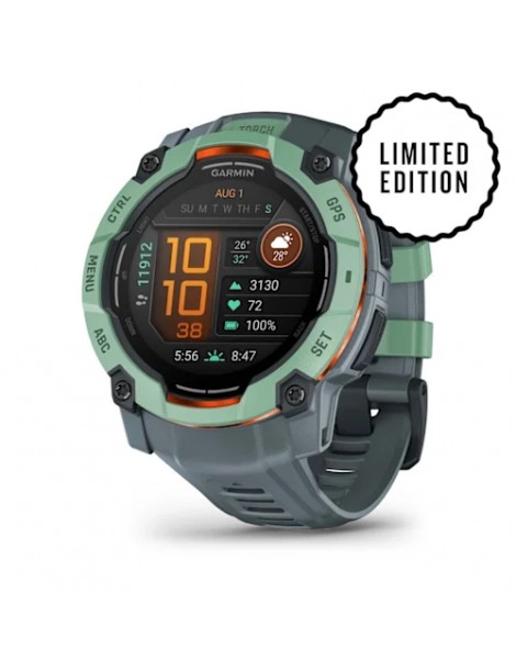 Garmin Instinct 3 AMOLED (50 mm) Нео Тропік з Twilight ремінцем - Смарт-годинник