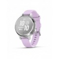 Garmin Lily 2 Active - Silver з Purple Jasmine бузковим силіконовим ремінцем