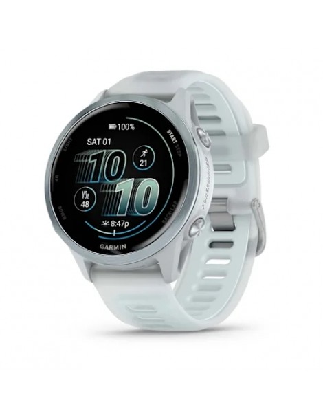 Garmin Forerunner 570 - 42mm - Алюміній кольору хмарний синій з напівпрозорим білосніжним/хмарно-синім ремінцем