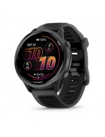 Garmin Forerunner 570 - 47mm - Грифельно-сірий алюміній з чорним напівпрозорим/чорним ремінцем