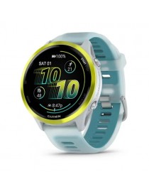 Garmin Forerunner 570 - 47mm - Яскраво-жовтий алюміній з напівпрозорим білосніжним/бірюзовим ремінцем