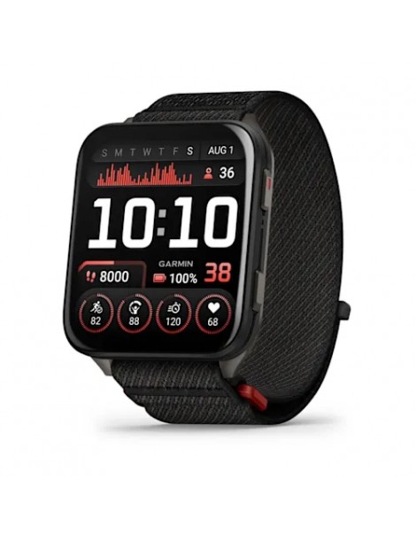 Garmin Venu X1 Sapphire Black (Titanium Slate) з нейлоновим ремінцем ComfortFit - смарт-годинник