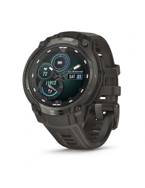 Garmin Instinct Crossover AMOLED Charcoal - гібридний смарт-годинник