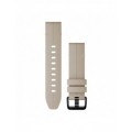 Ремінець Garmin QuickFit 20 мм Limestone Leather (Fenix 7s)