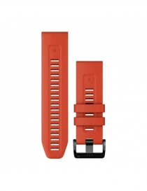 Ремінець Garmin QuickFit 26 мм Flame Red Silicone (Fenix 7X)