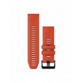 Ремінець Garmin QuickFit 26 мм Flame Red Silicone (Fenix 7X)