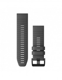 Ремінець Garmin QuickFit 26 мм Gray Silicone (Fenix 6X)