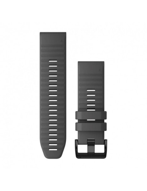Ремінець Garmin QuickFit 26 мм Gray Silicone (Fenix 6X)