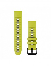 Ремінець Garmin QuickFit 22 мм Lime/Graphite Silicone (Epix Pro Gen 2)