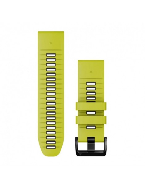 Ремінець Garmin QuickFit 26 мм Lime/Graphite Silicone (Epix Pro Gen 2)