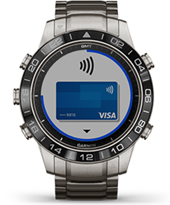 Платежи Garmin Pay MARQ